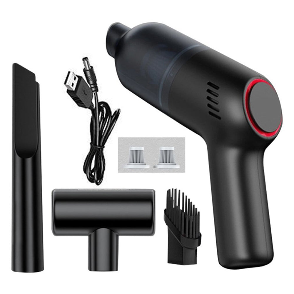 Wet/Dry Strong Suction Wireless Car Vacuum- USB Charging