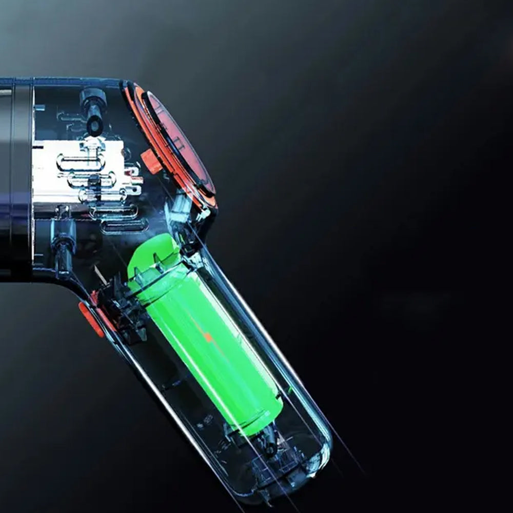 Wet/Dry Strong Suction Wireless Car Vacuum- USB Charging