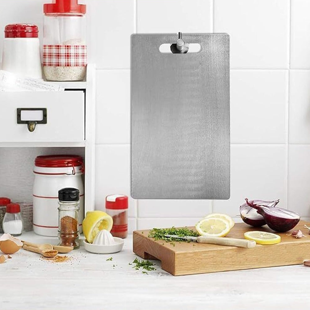 Double Sided Titanium Cutting Board for Kitchen and Camping