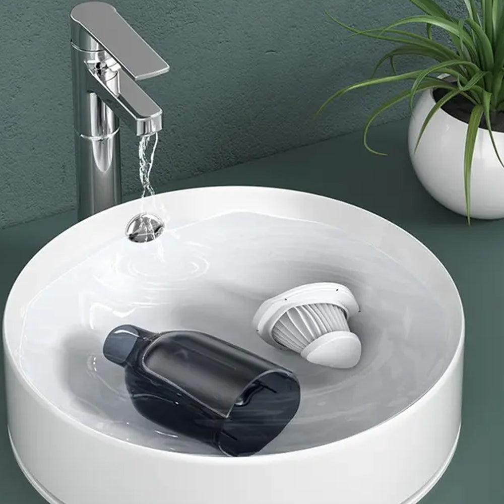 Wet/Dry Strong Suction Wireless Car Vacuum- USB Charging