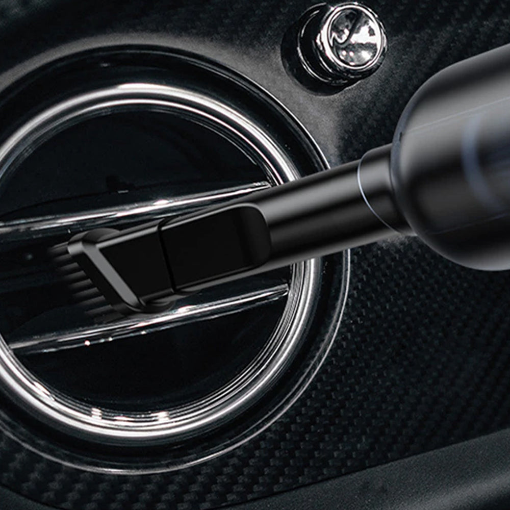 Wet/Dry Strong Suction Wireless Car Vacuum- USB Charging